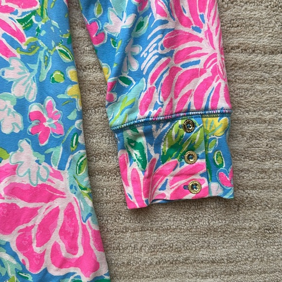 Lilly Pulitzer UPF 50+ Sophie Dress Zanizbar Blue Bunny Business Size Medium - Picture 9 of 16